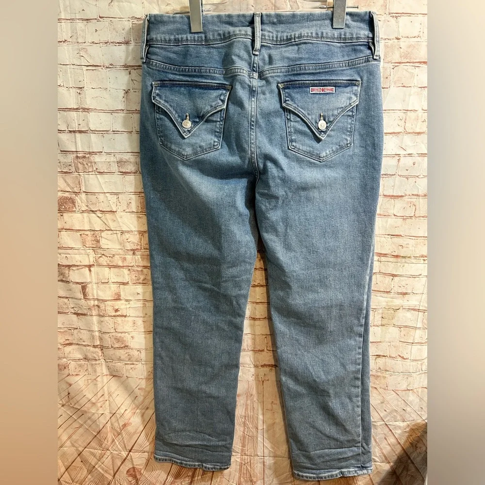 Hudson Beth Mid-Rise Baby Bootcut Jeans Size 12 - Picture 5 of 7